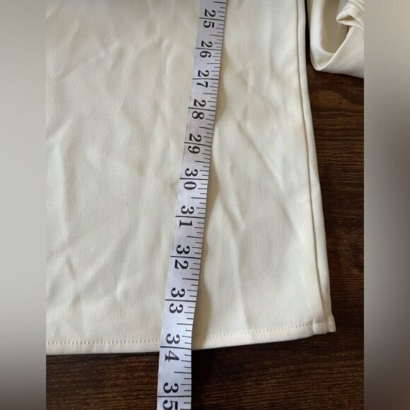 NBD x Naven revolve Ivory Jumpsuit size large cutout wide leg new NWT - Picture 13 of 16